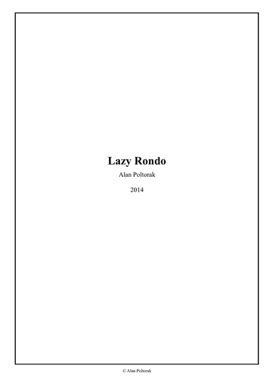 Lazy Rondo