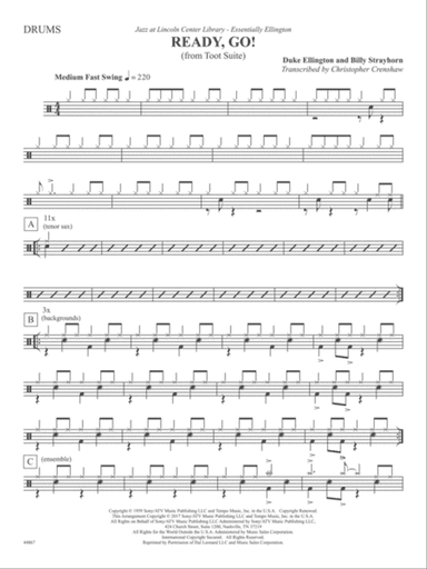 Ready, Go! from Toot Suite: Drums
