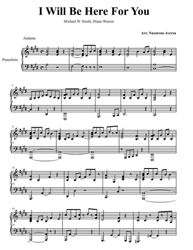 I Will Be Here For You