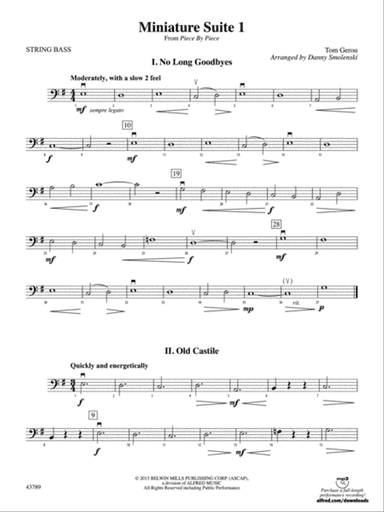 Miniature Suite 1: String Bass