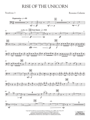 Rise of the Unicorn - Trombone 3