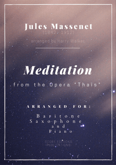 Meditation from "Thais" (for Baritone Saxophone and Piano)