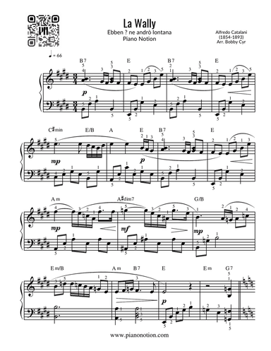 Ebben ? ne andrò lontana - La Wally (Piano Solo)