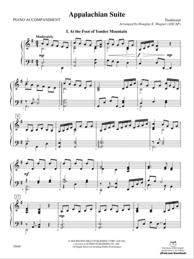 Appalachian Suite: Piano Accompaniment