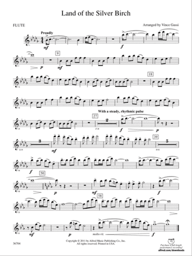 Land of the Silver Birch: Flute