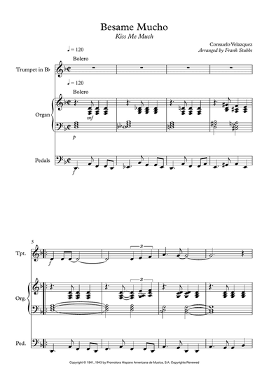 Bésame Mucho (kiss Me Much)