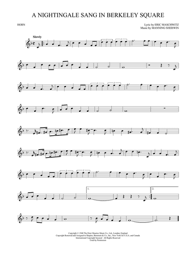 A Nightingale Sang In Berkeley Square