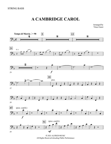 A Cambridge Carol: String Bass