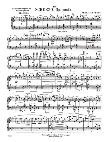 Scherzo In B-Flat Major, D. 593, No. 1