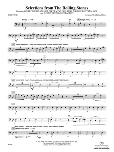 Selections from The Rolling Stones: Baritone B.C.