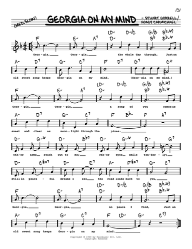 Georgia On My Mind (arr. Robert Rawlins)