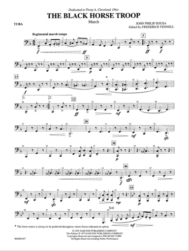 Black Horse Troop: Tuba