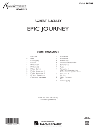 Epic Journey - Conductor Score (Full Score)