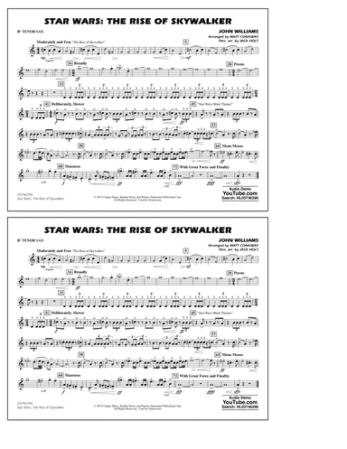 Star Wars: The Rise of Skywalker (arr. Matt Conaway) - Bb Tenor Sax