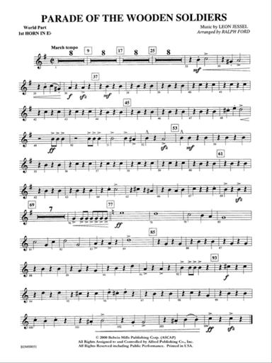 Parade of the Wooden Soldiers: WP 1st Horn in E-flat