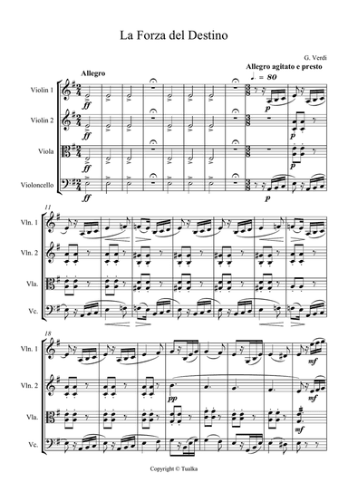 G. Verdi - La Forza del Destino (Ouverture)