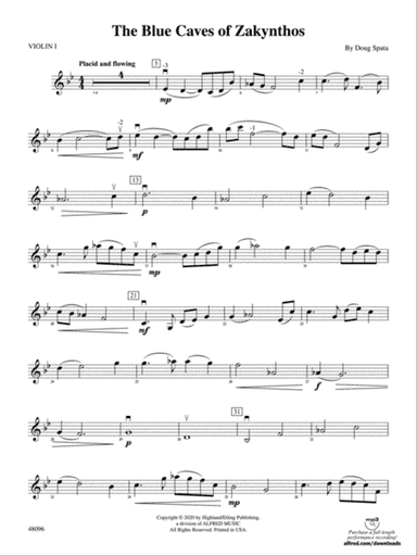 The Blue Caves of Zakynthos: 1st Violin