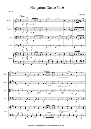 Hungarian Dances No.6