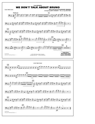 We Don't Talk About Bruno (from Encanto) (arr. Conaway) - Electric Bass