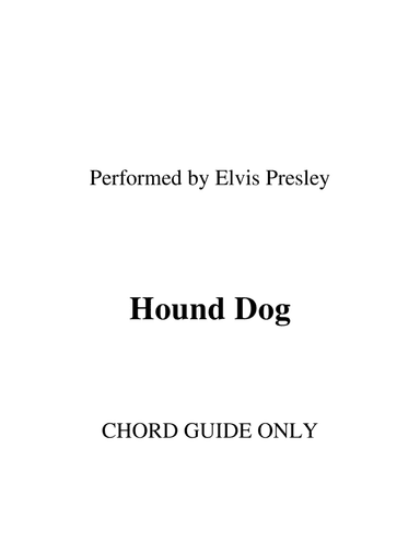 Hound Dog