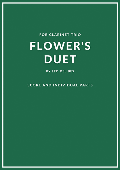 Flower's Duet for clarinet trio