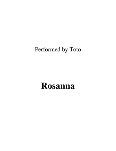 Rosanna