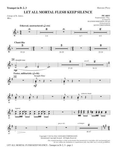 Let All Mortal Flesh Keep Silence - Bb Trumpet 2,3