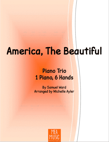 America The Beautiful Piano (1 Piano, 6 Hands)