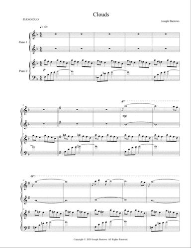 Clouds - Piano Duo