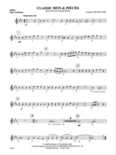 Classic Bits & Pieces (based on Favorite Classic Themes): Oboe