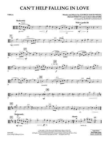 Can't Help Falling in Love - Viola
