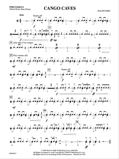Cango Caves: 1st Percussion