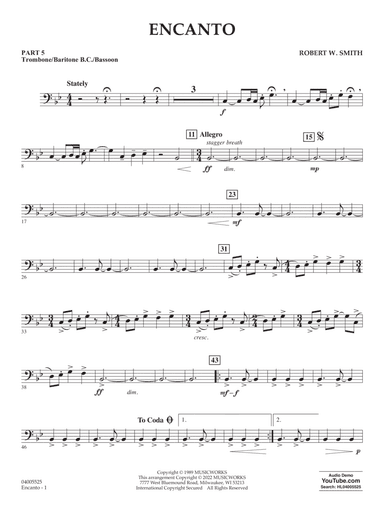 Encanto - Pt.5 - Trombone/Bar. B.C./Bsn.
