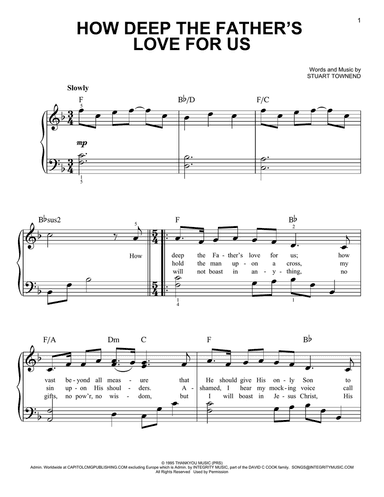 How Deep The Father's Love For Us