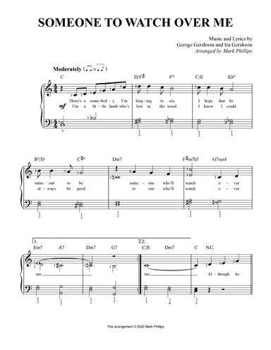 Someone to Watch Over Me