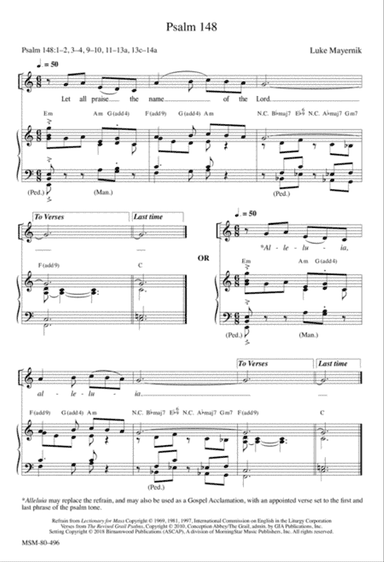 Psalm 148 (Downloadable)