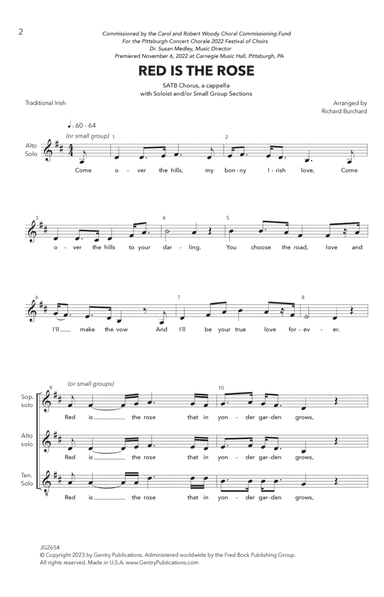 Red Is The Rose (arr. Richard Burchard)