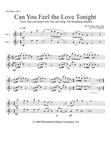 Can You Feel The Love Tonight