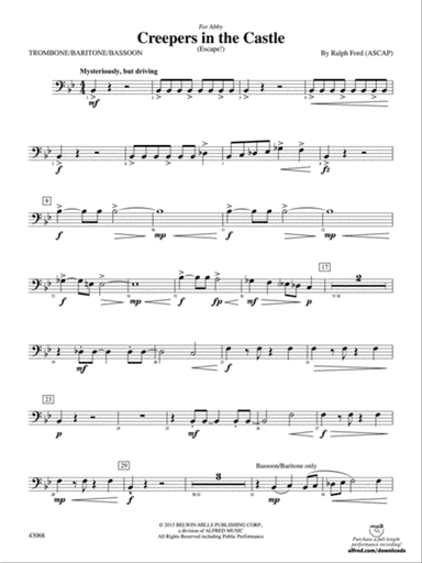 Creepers in the Castle: 1st Trombone