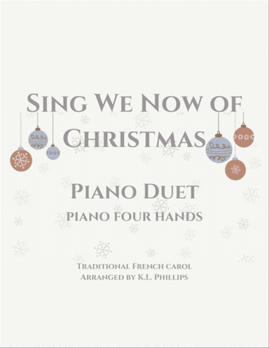 Sing We Now of Christmas - Piano Duet