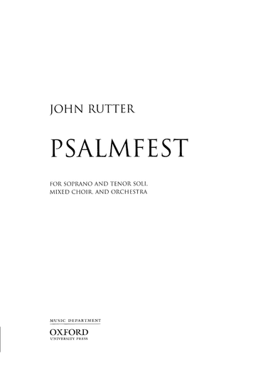 Psalmfest
