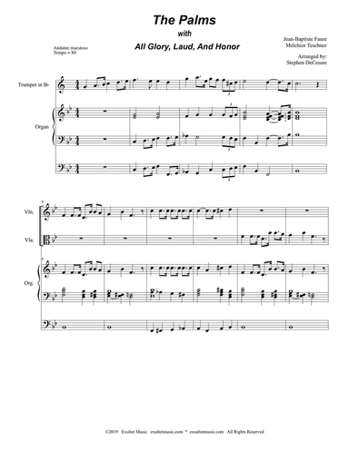 The Palms (with "All Glory, Laud, and Honor") (Duet for Violin & Viola)