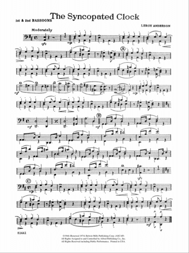 The Syncopated Clock: Bassoon