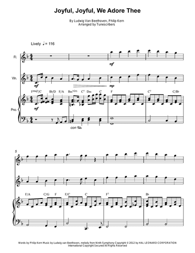 Joyful, Joyful, We Adore Thee