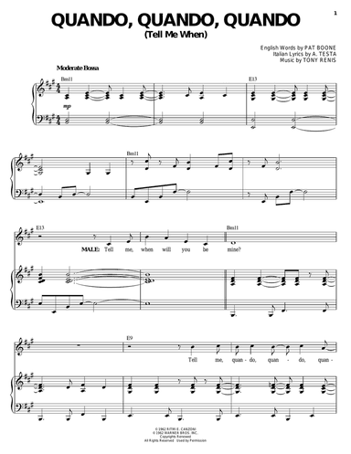 Quando, Quando, Quando (Tell Me When)