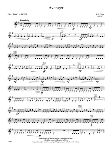 Avenger: E-flat Alto Clarinet