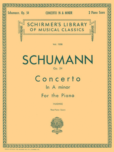 Concerto In A Minor, Op. 54 - Piano Duet