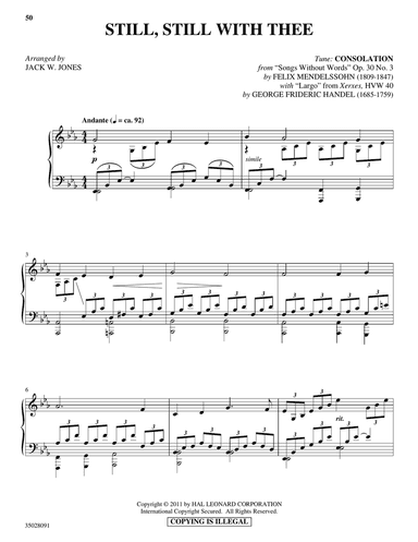 Still, Still With Thee (with "Largo")