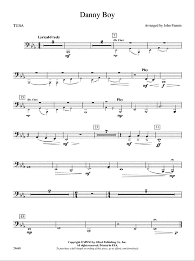 Danny Boy: Tuba