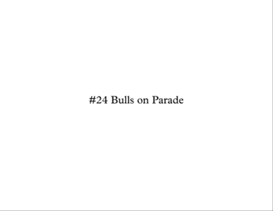 Bulls On Parade